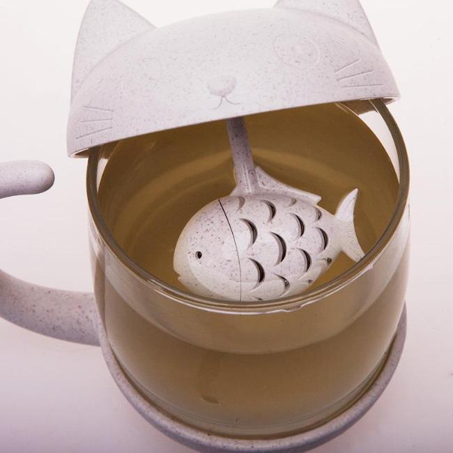Meow Tea Infuser Cup - Always Whiskered 