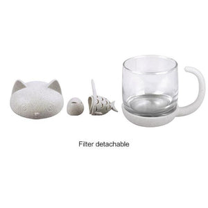 Meow Tea Infuser Cup - Always Whiskered 
