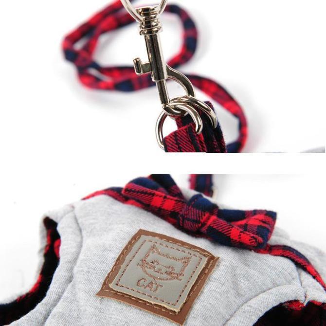 Meowsome Harness with leash and bowtie - Always Whiskered 