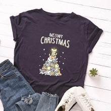 Meowy Christmas Tee