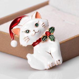 Merry Kitty Brooch - Always Whiskered