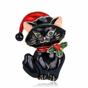 Merry Kitty Brooch - Always Whiskered