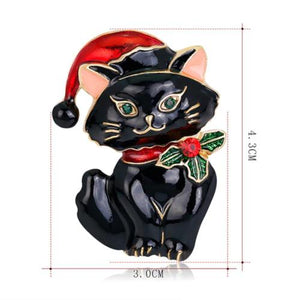 Merry Kitty Brooch - Always Whiskered