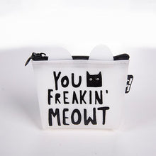 Modern Meow Coin Pouch - Always Whiskered 
