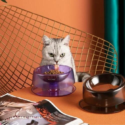Multi-Angle Futuristic Pet Bowl - Always Whiskered