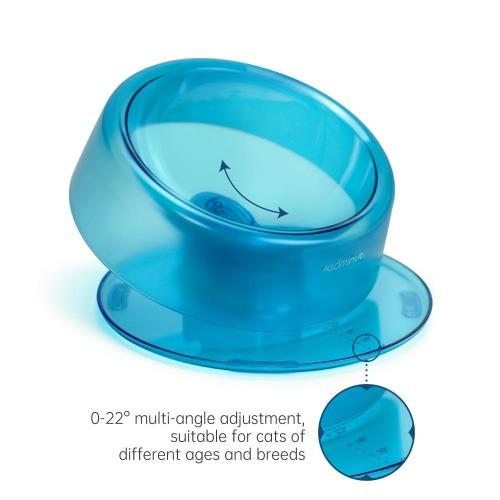 Multi-Angle Futuristic Pet Bowl - Always Whiskered