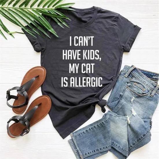 I can't have kids my cat is allergic