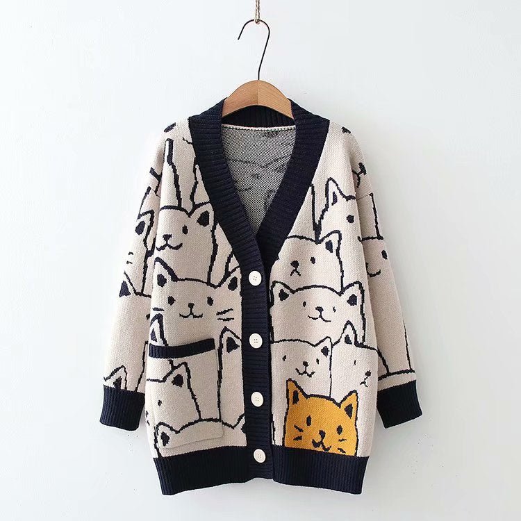 Neko Cardigan - Always Whiskered