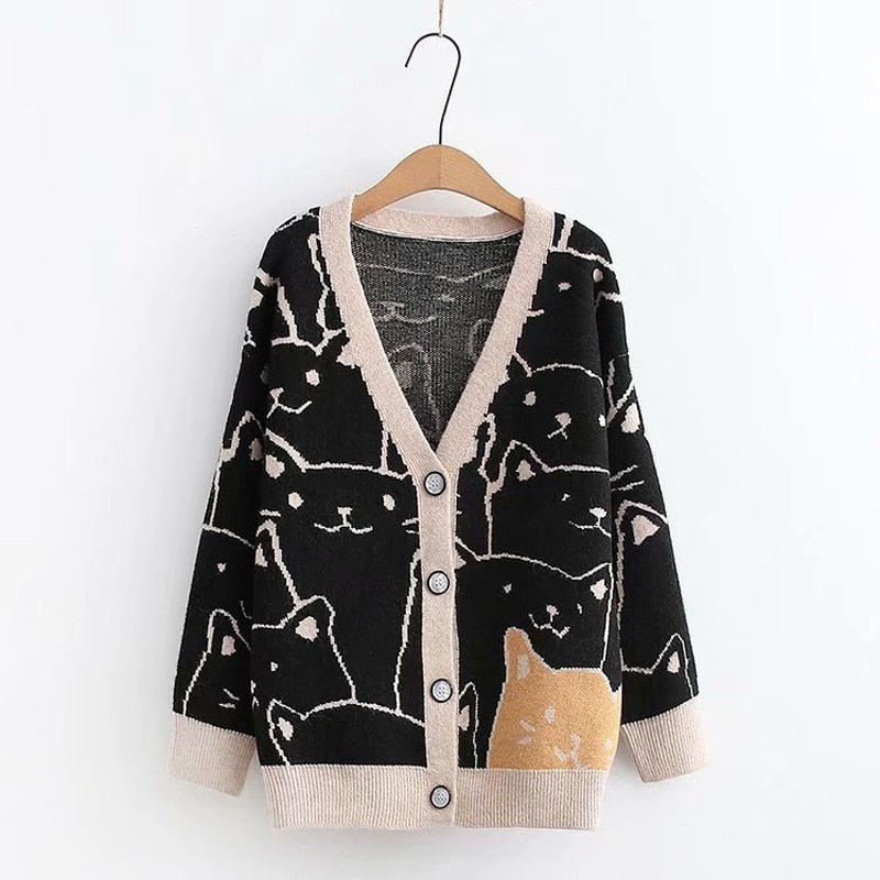 Neko Cardigan - Always Whiskered