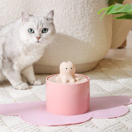 Octo Ceramic Fountain - Always Whiskered