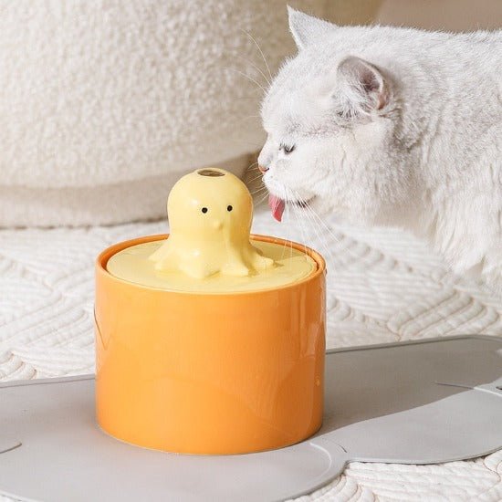 Octo Ceramic Fountain - Always Whiskered