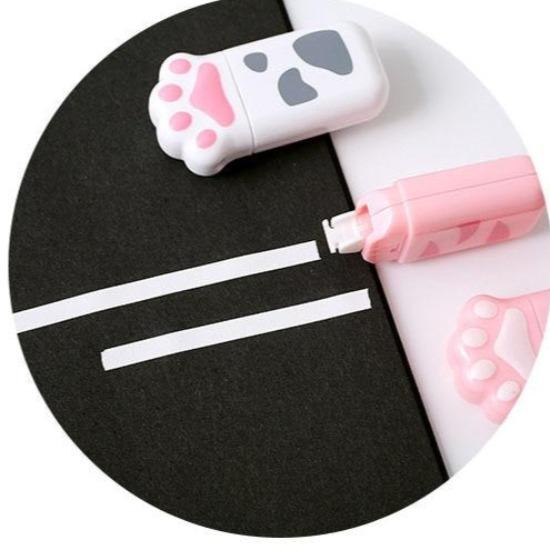 Paw stationery correction tape