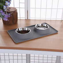 Pawfect Non Skid Double Diner - Always Whiskered 