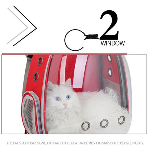 Breathable Pet Cat Carrier Bag Transparent Space Pets Backpack