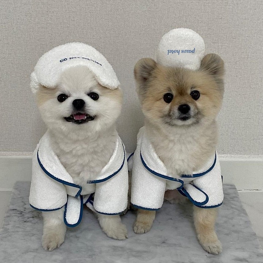 Paws Hotel Robe Set - Always Whiskered