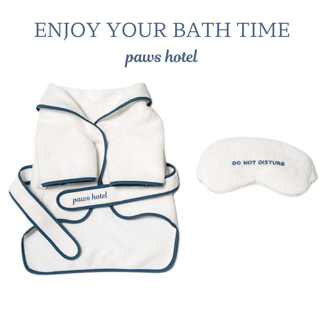 Paws Hotel Robe Set - Always Whiskered