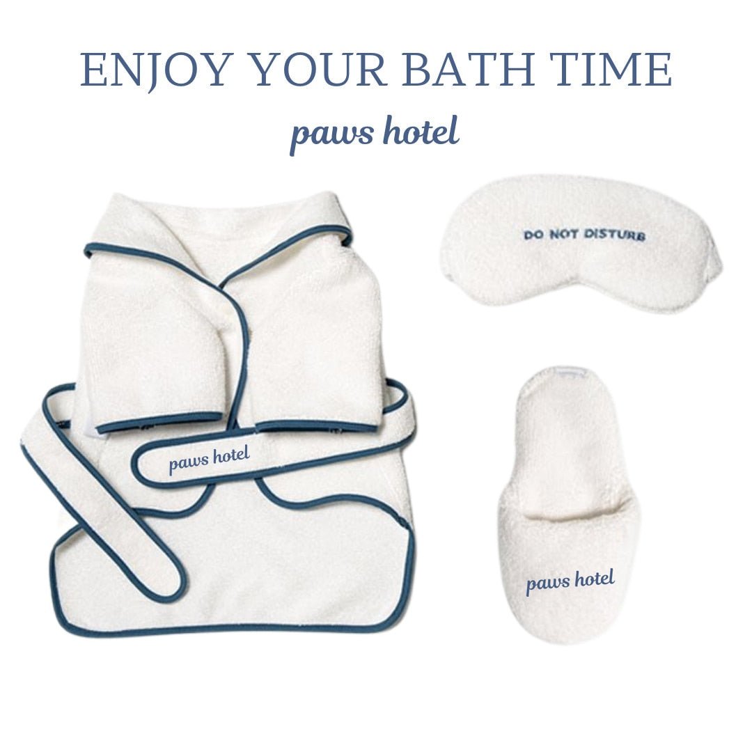 Paws Hotel Robe Set - Always Whiskered
