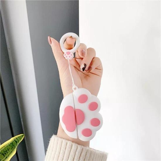 Cat paw airpods case 