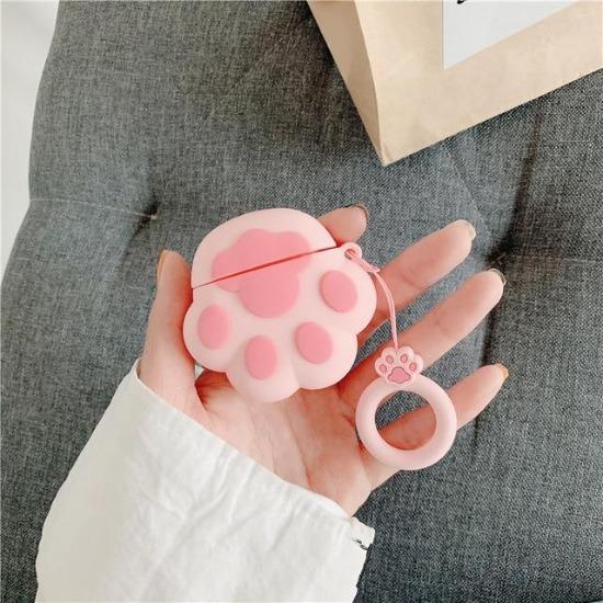 Cat paw airpods case 