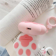Cat paw airpods case 