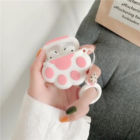 Cat paw airpods case 