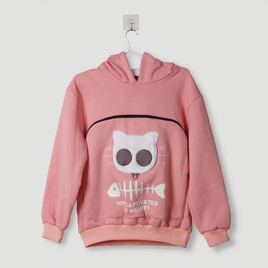 Cat pocket sweatshirt hoodie 