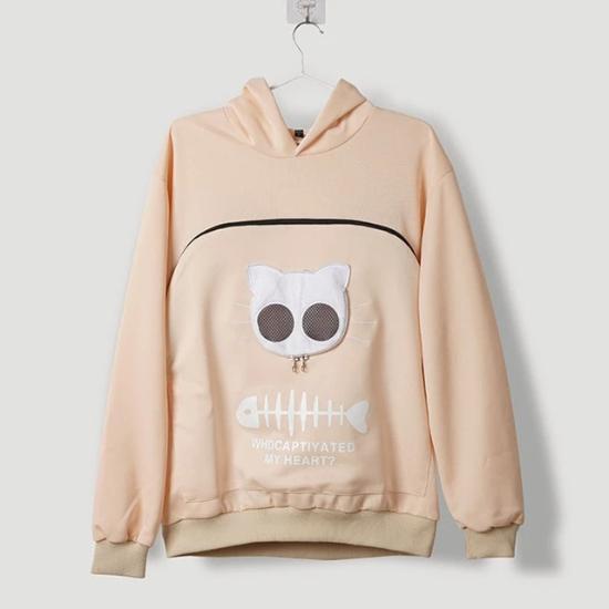 Cat pocket sweatshirt hoodie 