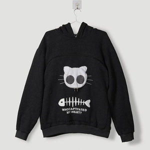 Cat pocket sweatshirt hoodie 