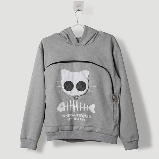 Cat pocket sweatshirt hoodie 