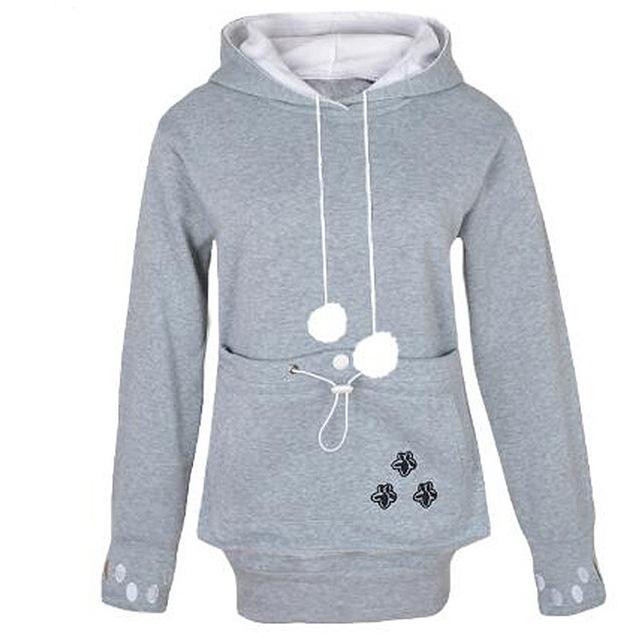 Pawsome Cat Pouch Hoodie ( 8 colors ) - Always Whiskered 