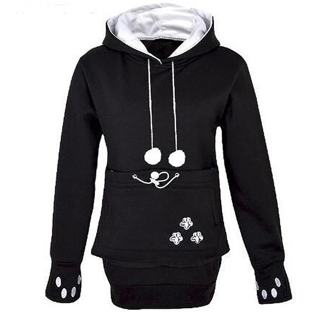 Pawsome Cat Pouch Hoodie ( 8 colors ) - Always Whiskered 
