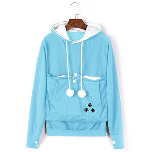 Pawsome Cat Pouch Hoodie ( 8 colors ) - Always Whiskered 