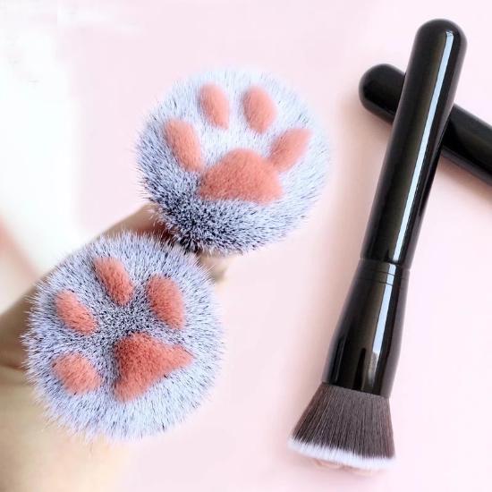Cat paw makeup brush