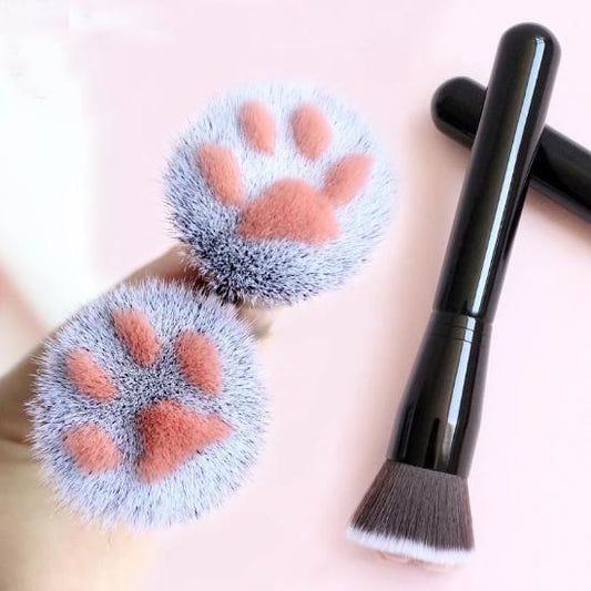 Cat paw makeup brush