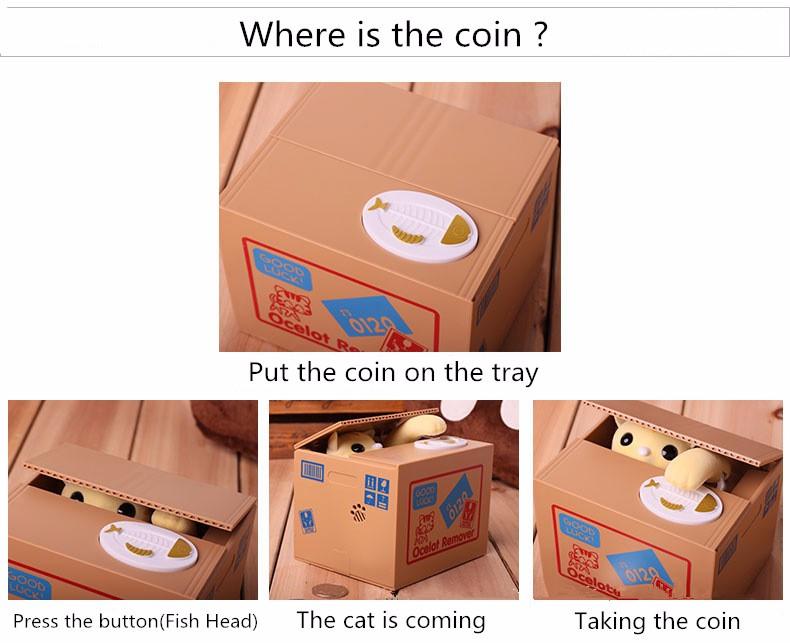 Pawsome Meow Coin Bank - Always Whiskered 