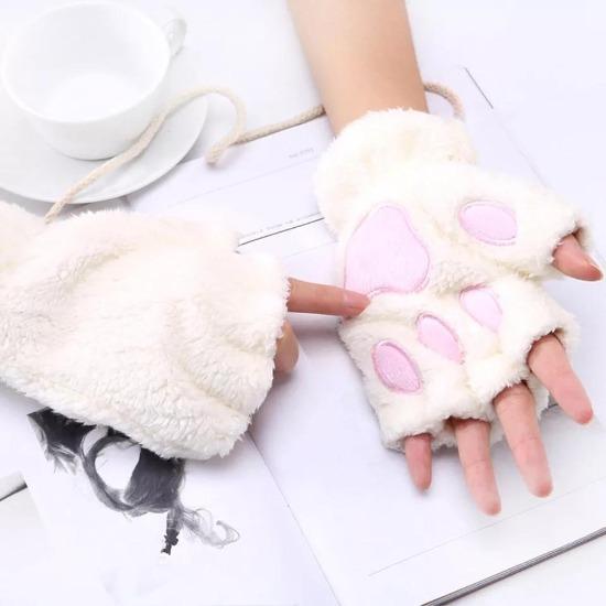 cat paw mittens glove 
