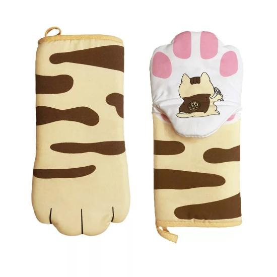 Cat paw oven mitt