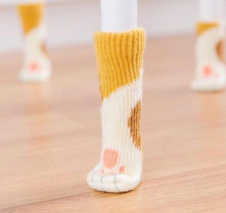paw chair socks