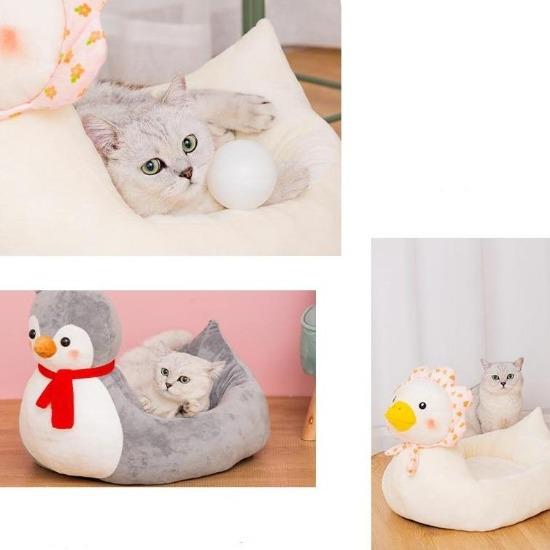 Penguin & Duck Bed - Always Whiskered