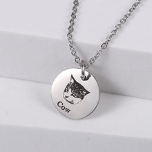 Personalized Pet Photo Necklace - Always Whiskered