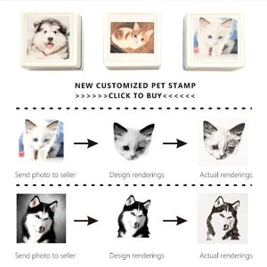 Personalized Pet Stamp - Always Whiskered