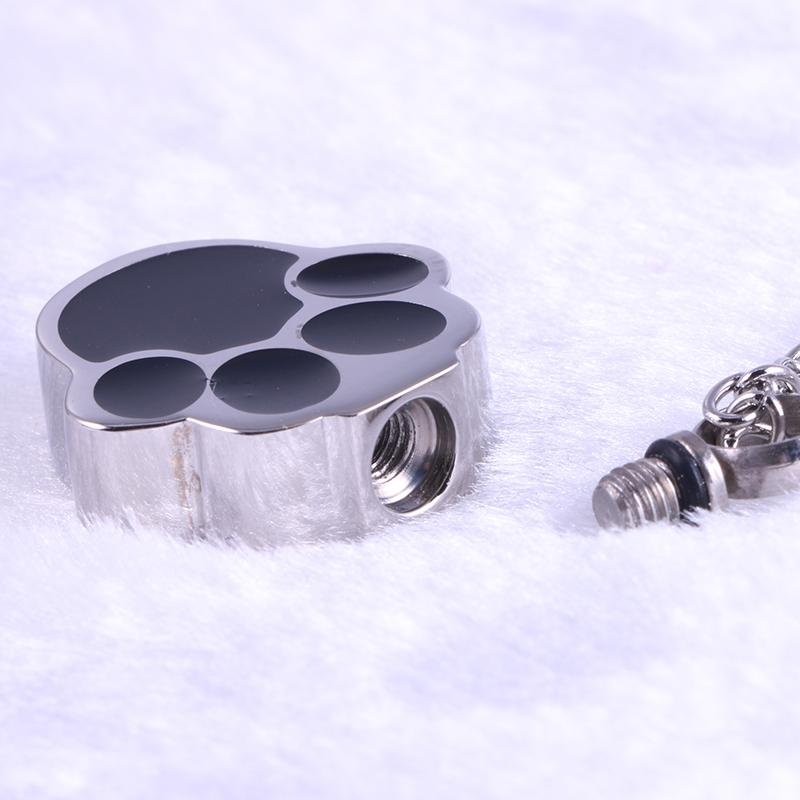 Pet Paw Memorial Urn Jewelry - Always Whiskered 