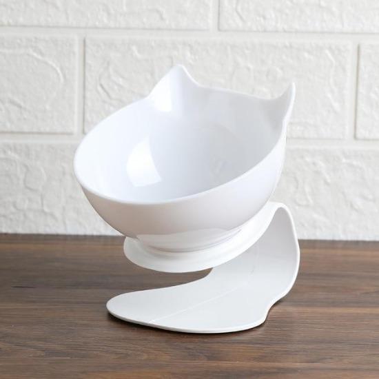 Cat head pet bowls