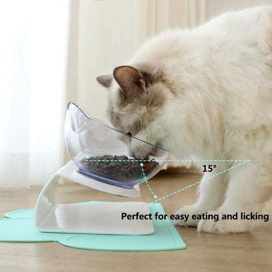 Cat head pet bowls