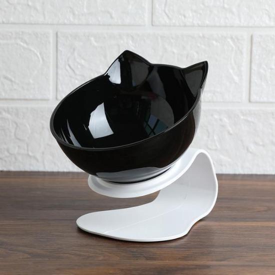 Cat head pet bowls