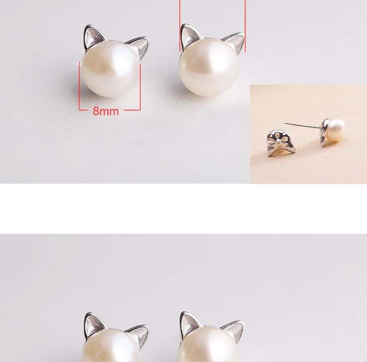 Purrfect Pearl Earrings - Always Whiskered 