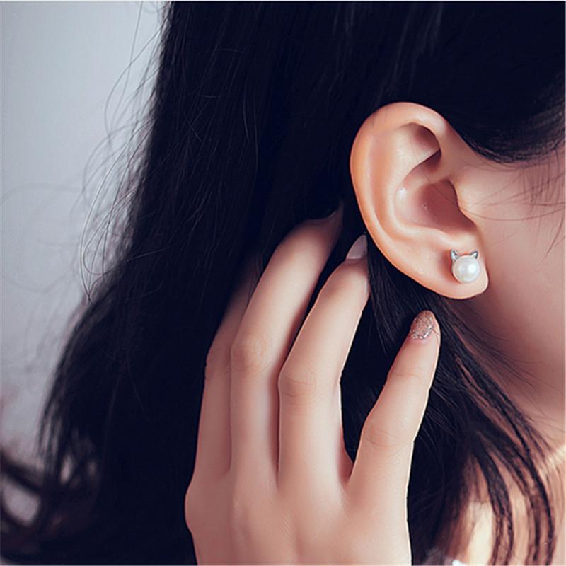 Purrfect Pearl Earrings - Always Whiskered 