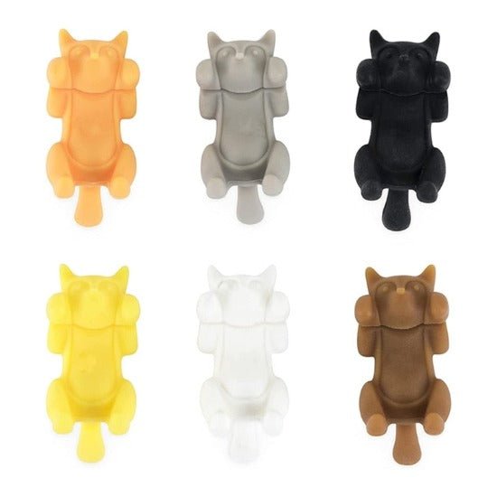 Purrfect Wine Glass Charms ( Set of 6 ) - Always Whiskered