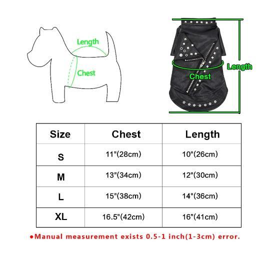 Pet leather jacket- Always Whiskered 