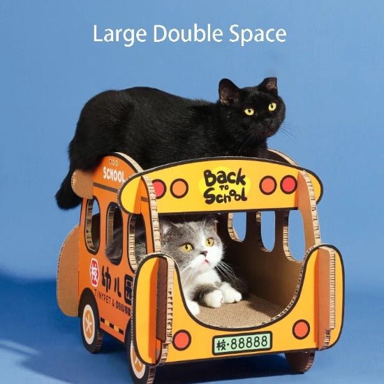 Safari & School Bus Scratcher Bed - Always Whiskered
